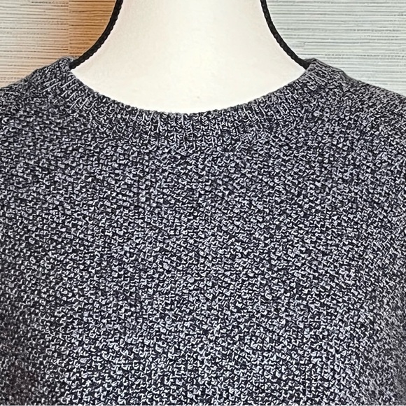 Madewell Gray Marled Knit Tulip Back Long Sleeve Sweater Women’s M Style# G6851 - Picture 5 of 8